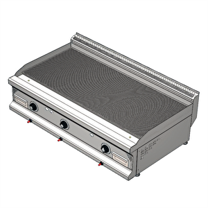 Csa Karacasan 900 Seri Set Üstü 120 Cm Tüplü Tam Kanallı Izgara 120x90x85cm