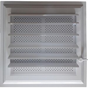 Plastik Menfez 40x40 Yapışkan Bantlı Beyaz