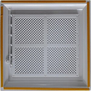 Plastik Menfez 40x40 Yapışkan Bantlı Beyaz