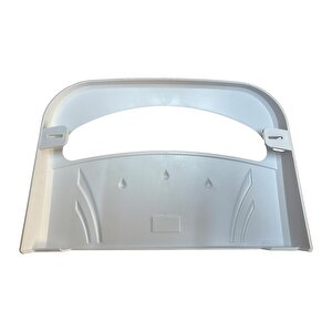 A Form Klozet Kapak Örtüsü Dispenseri Aparatı - 40x5x29 Cm. - Beyaz - Plastik - Duvara Monte