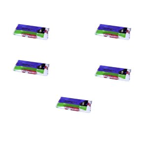 Naksan Armaplus Takviyeli Kalın Baskılı Beyaz Çanta Poşet Torba - 50x60 Cm. - 50 Adetlik 5 Paket