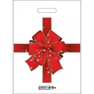 Naksan Armaplus Takviyeli Kalın Baskılı Beyaz Çanta Poşet Torba - 50x60 Cm. - 50 Adetlik 5 Paket