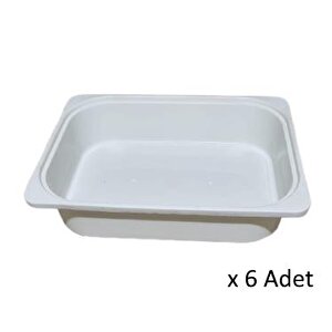 Çamaşır Mutfak Sepeti Byz 10*040*30 Plastik Sepet 06 Adet