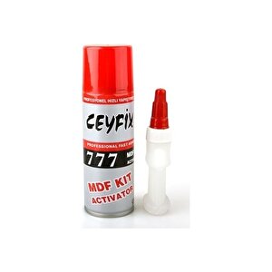 Ceyfix Mdf Hızlı Yapıştırıcı Seti 200 Ml+50 Gr