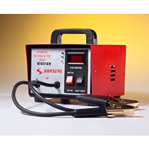 Soyberg 121 Akü Test Cihazı 12-24 V 300 A Otomati̇k İki̇ Kademeli̇ Di̇ji̇tal Göstergeli̇