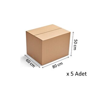 Karton Koli 80(g)*50(y)*60(d) Boş 05 Adet