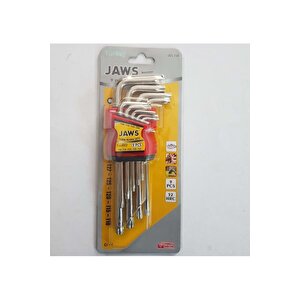 Jaws 9 Parça Uzun Torx Alyan Seti 150 Mm