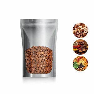 Doypack Pencereli Metalize Kilitli Kese Kağıdı - 250 Gramlık - 13x22x7 Cm. - 200 Adet