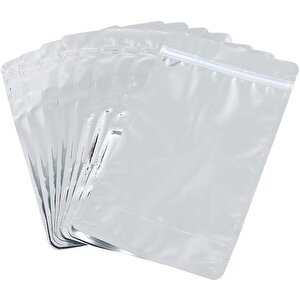 Doypack Pencereli Metalize Kilitli Kese Kağıdı - 250 Gramlık - 13x22x7 Cm. - 20 Adetlik 1 Paket