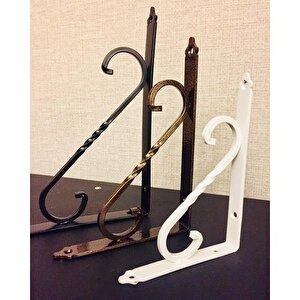 Ersa Ferforje Dekoratif Raf Altı Raf Ayağı Bakır 135 X 190 Mm