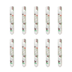 Roll-up Tek Kullanımlık Laminelli Zeytin Desenli Kağıt Masa Örtüsü - 100x150 Cm. - 16 Yaprak 10 Rulo