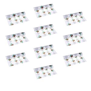 Roll-up Tek Kullanımlık Laminelli Zeytin Desenli Kağıt Masa Örtüsü - 100x150 Cm. - 16 Yaprak 10 Rulo