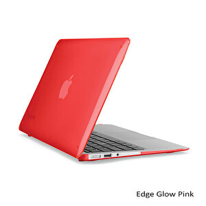 Smartshell Macbook Air 11" A1465 / A1370 Koruma Kılıf - Edge Glow Pink