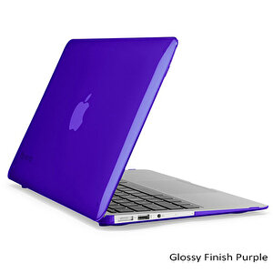 Smartshell Macbook Air 11" A1465 / A1370 Koruma Kılıf - Glossy Finish Purple
