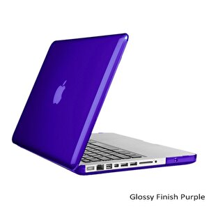 Smartshell Macbook Pro 13" A1278 Koruma Kılıf - Glossy Finish Purple