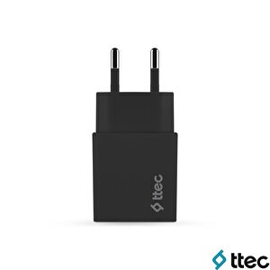 Smartcharger Seyahat Şarj Aleti 2.1a + Lightning Kablo Siyah - 2scs20ls