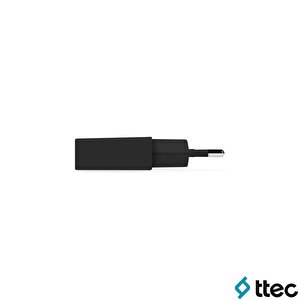 Ttec Smartcharger Seyahat Şarj Aleti 2.1a + Lightning Kablo Siyah - 2scs20ls