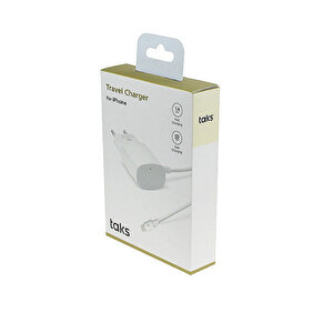 Taks Lightning Dahili Kablo Seyahat Şarj 1000mah - 2sct2001b
