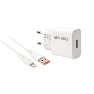 Swiss Power 18w 3.0 Lightning Hızlı Şarj Seti Sws-a1 - Beyaz