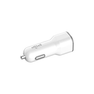 Mytell Çift Usb 2.1a Araç Şarj Başlığı  - Beyaz