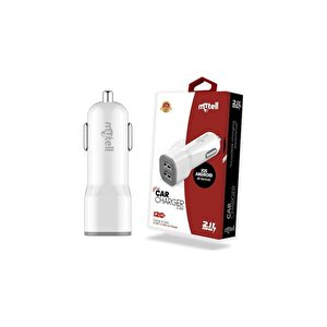 Mytell Çift Usb 2.1a Araç Şarj Başlığı  - Beyaz