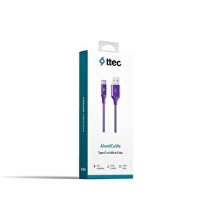 Ttec Alumicable Type-c Kablo Mor 1.2m - 2dk18mr