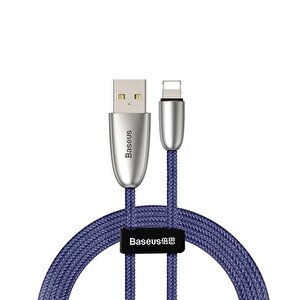 Baseus Torch Lightning Şarj Kablosu Mavi 2m - Calhj-b15