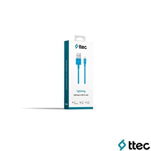 Ttec Lightning Kablo Mavi 1m - 2dk7508m