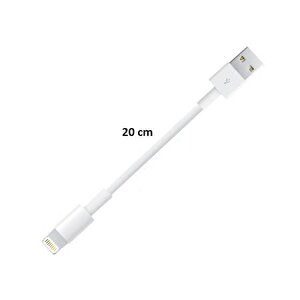 Yetty Lightning Kısa Hızlı Powerbank Şarj Ve Data Kablosu 2.1a Beyaz 20cm