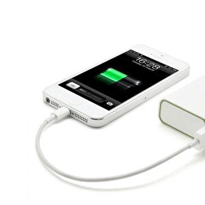 Yetty Lightning Kısa Hızlı Powerbank Şarj Ve Data Kablosu 2.1a Beyaz 20cm