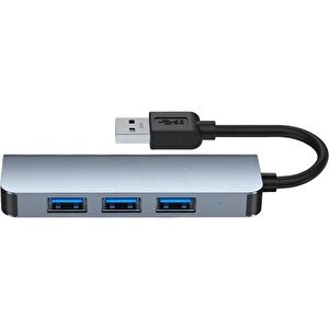 Pdateknoloji  4 In 1 Usb 3.0 Hub Alüminyum Gövde Usb Çoklayıcı Hub Byl-2013u