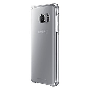 Galaxy S7 Clear Back Cover Orjinal Kılıf - Gümüş Ef-qg930csegww