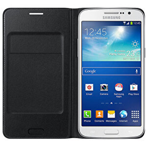 G7100 Galaxy Grand 2 Flip Wallet Orjinal Kılıf - Siyah Ef-wg710bbegww