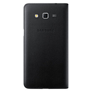 G7100 Galaxy Grand 2 Flip Wallet Orjinal Kılıf - Siyah Ef-wg710bbegww