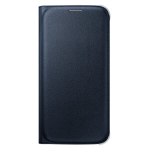 Galaxy S6 Flip Wallet (deri Görünümlü) Orjinal Siyah Ef-wg920pbegww