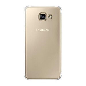 Samsung A710f Galaxy A7 (2016) Orjinal Clear View Cover Altın Ef-za710cfegww