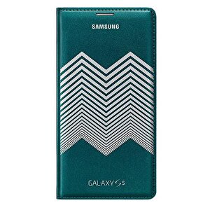 Samsung Galaxy S5 Nicholas Kırkwood Flip Wallet Orjinal Kılıf Mavi Beyaz Ef-wg900rkegww