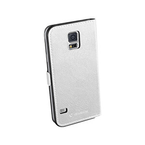 Cellular Line Samsung Galaxy S5 Book Essential Kapaklı Kılıf Beyaz - Bookessengals5w