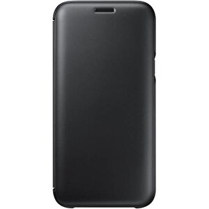 Galaxy J5 (2015) Flip Wallet Orjinal Kılıf - Siyah Ef-wj500bbegww