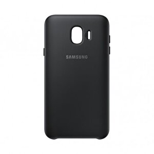 Galaxy J4 2018 Orjinal Dual Layer Sert Kılıf - Siyah