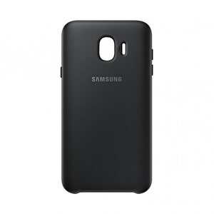 Galaxy J4 2018 Orjinal Dual Layer Sert Kılıf - Siyah