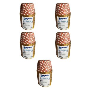 Muffin Kağıt Karton Altın Kırmızı Cupcake Kek Kalıbı Kapsülü Kabı - 25 Adetlik 5 Paket