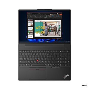Lenovo E16 Thınkpad 21jt0017tx Atl34 Ryzen7-7730u 8gb 512gb M.2 Ssd 16" Fdos Taşınabilir bilgisayar + Çanta