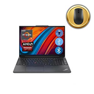 E16 Thınkpad 21jt0017tx Atl57 Ryzen7-7730u 8gb 512gb M.2 Ssd 16" Fdos Notebook + Mouse