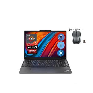 E16 Thınkpad 21jt0017tx Atl67 Ryzen7-7730u 8gb 512gb M.2 Ssd 16" Wi̇n 11 Pro Notebook + Mouse