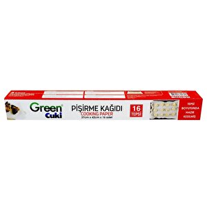 Yağlı Fırın Tepsi Pişirme Kızartma Kağıdı - 37 Cm. X 42 Cm. - Kesimli - 16 Yaprak -1 Kutu