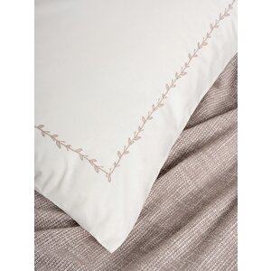 Embrova Şönil Çift Kişilik Yatak Örtüsü/pike Takımı Loom Bej