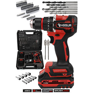 21v Bakır Sargı Kömürsüz Motor Çelik Mandren Darbeli Şarjlı Matkap Akülü Vidalama