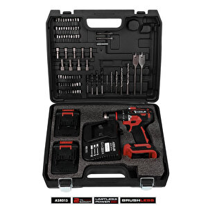 21v Bakır Sargı Kömürsüz Motor Çelik Mandren Darbeli Şarjlı Matkap Akülü Vidalama