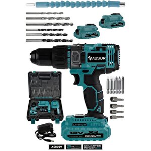 12v Çift Akülü Metal Şanzıman Bakır Sargı Şarjlı Matkap Akülü Vidalama